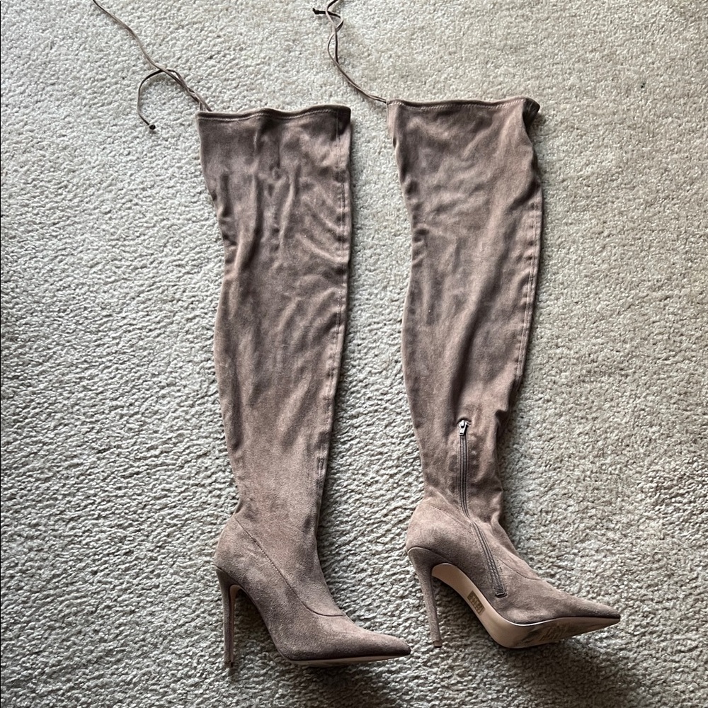 Forever 21 Brown Over-the-Knee Boots